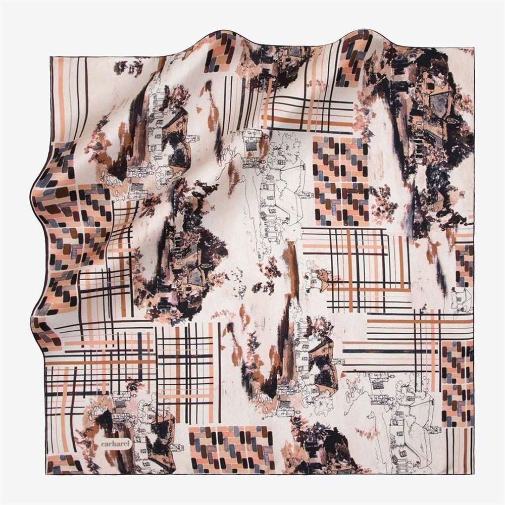 Cacharel Twill İpek Eşarp - 7518313-911