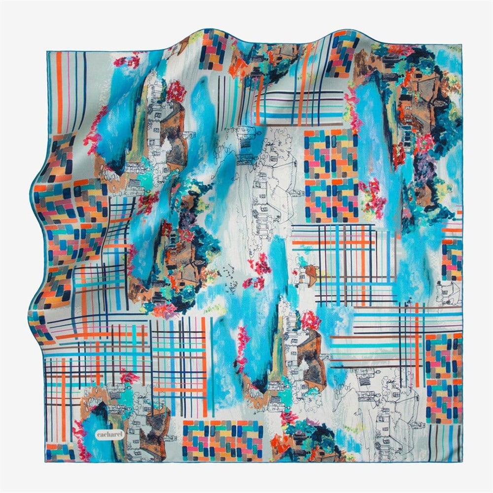 Cacharel Twill İpek Eşarp - 7518313-921