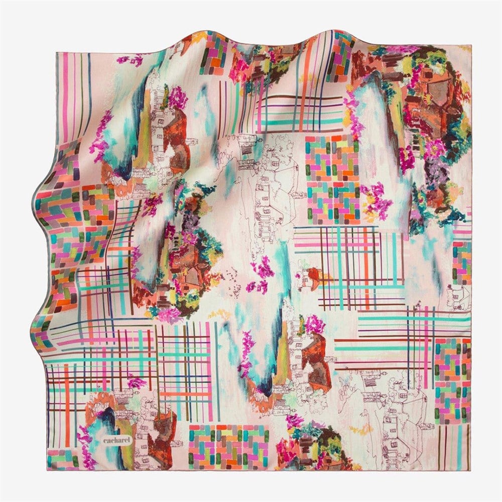 Cacharel Twill İpek Eşarp - 7518313-931