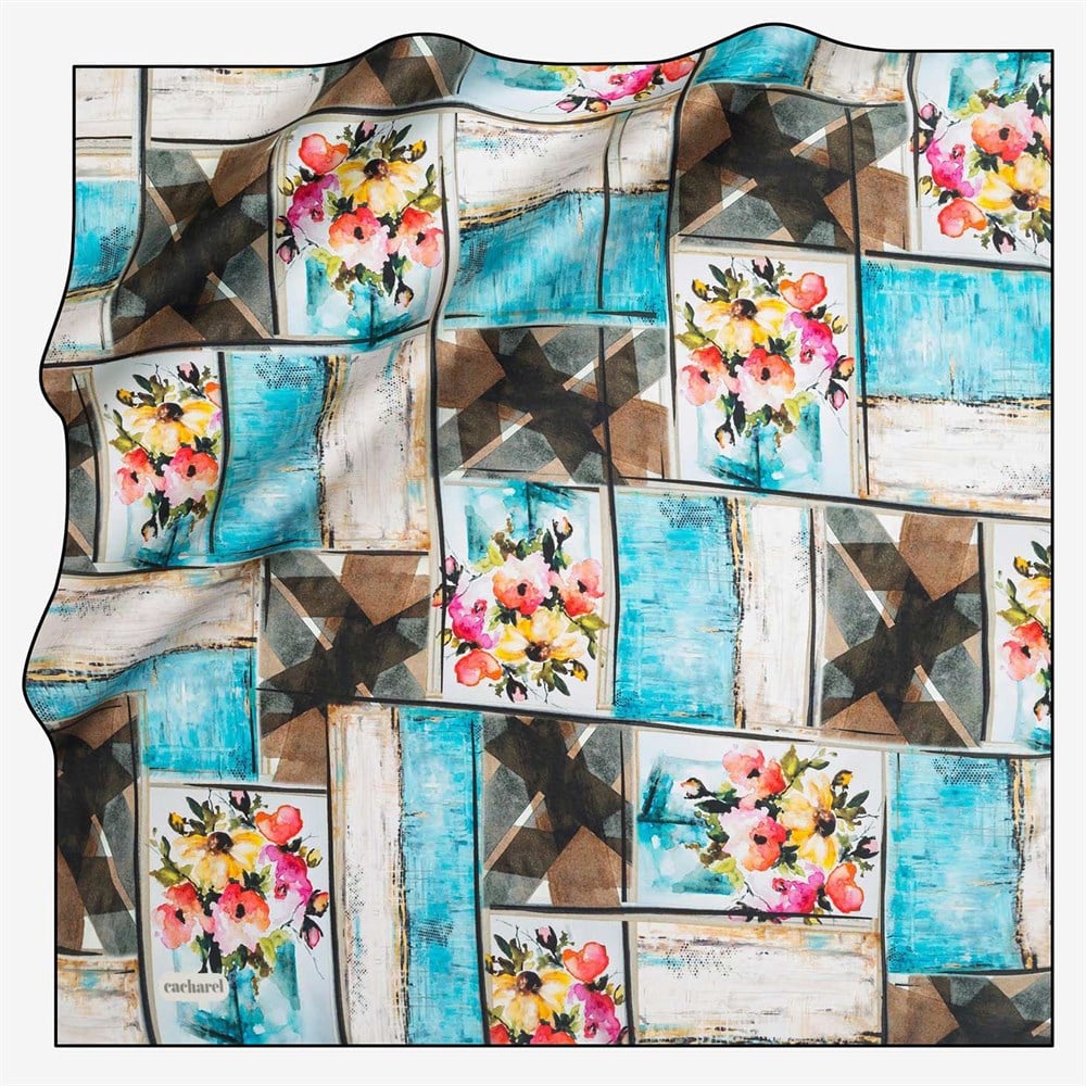 Cacharel Twill İpek Eşarp - 7685313-912