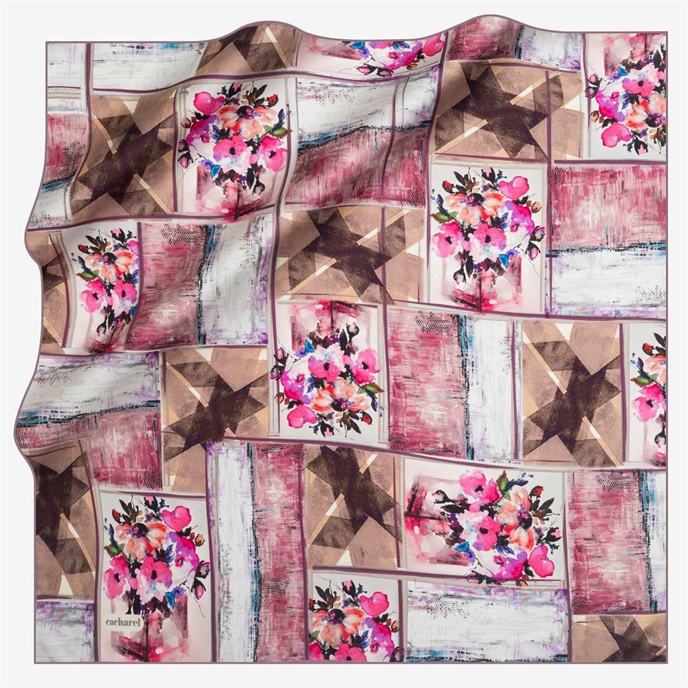 Cacharel Twill İpek Eşarp - 7685313-992