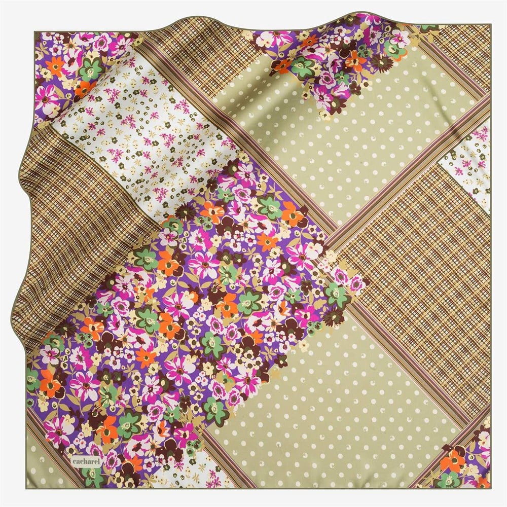 Cacharel Twill İpek Eşarp - 7694313-951