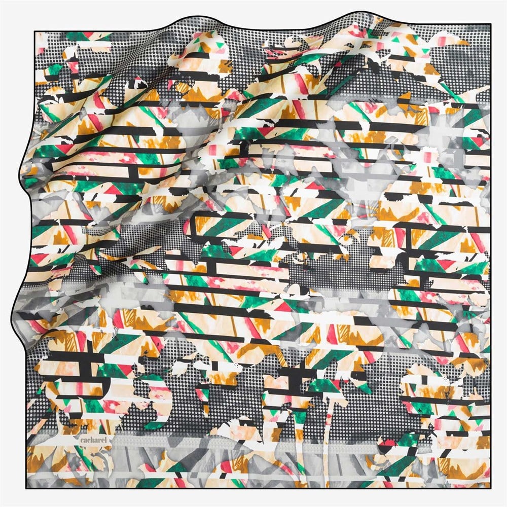 Cacharel Twill İpek Eşarp - 7710313-911