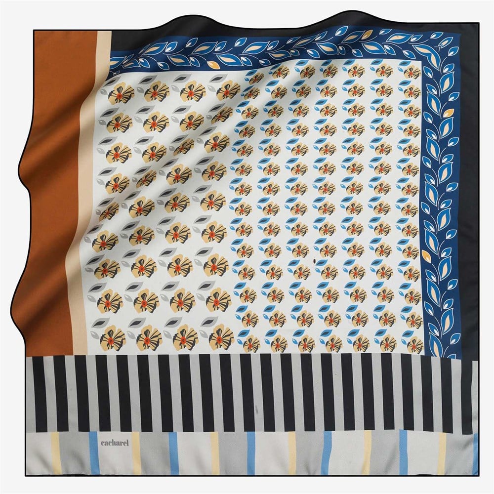 Cacharel Twill İpek Eşarp - 7723313-913