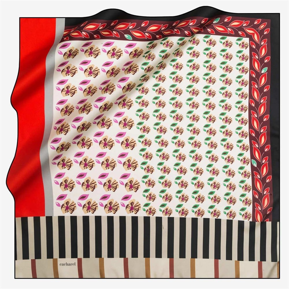 Cacharel Twill İpek Eşarp - 7723313-911