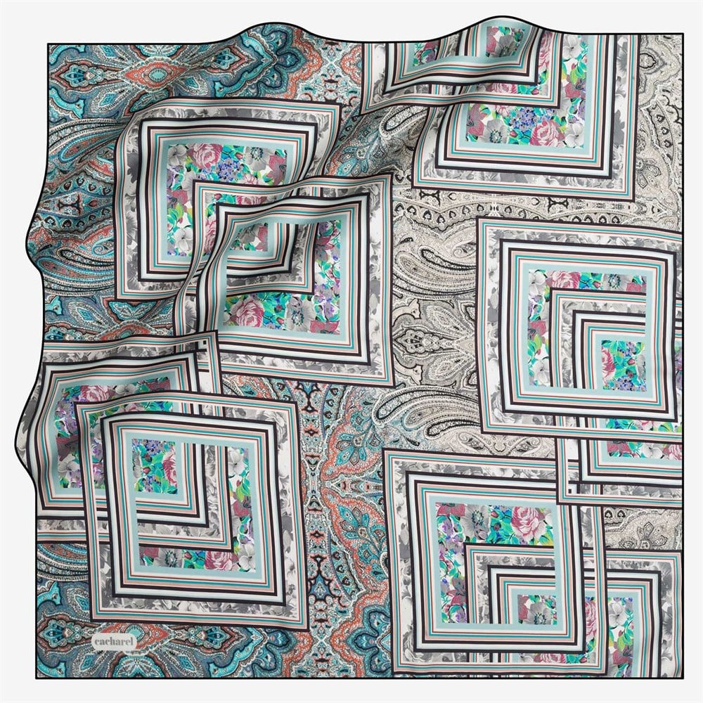 Cacharel Twill İpek Eşarp - 7749313-971