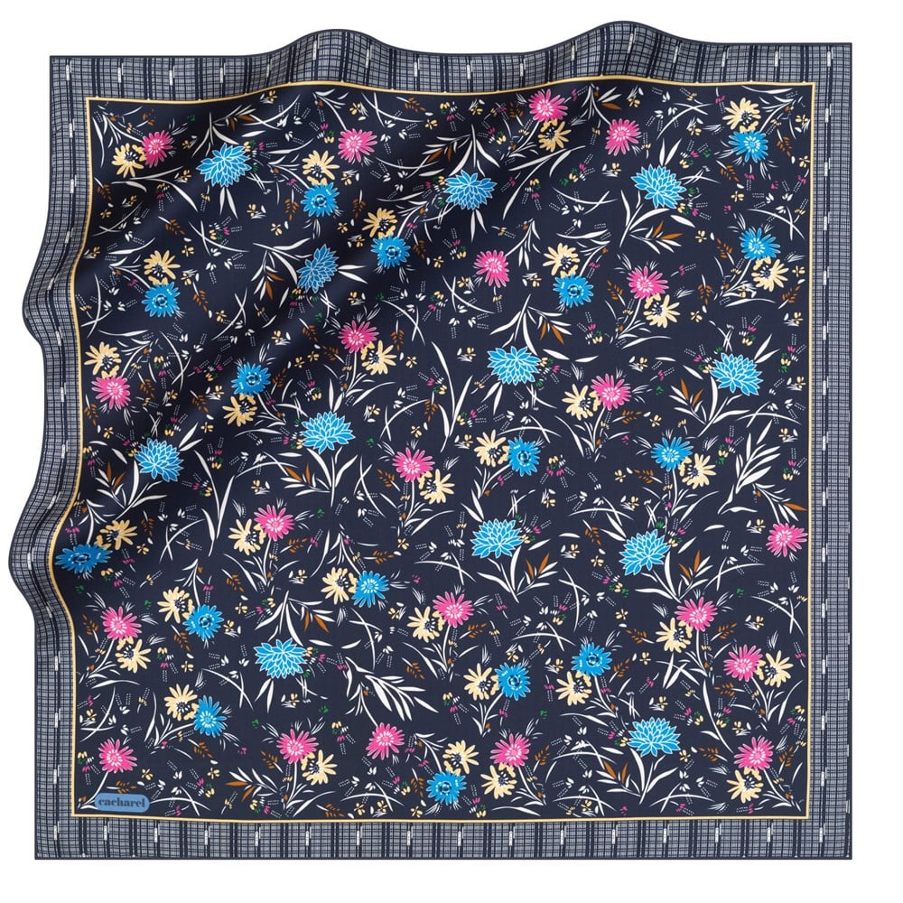 Cacharel Twill İpek Eşarp - 2021 İlkbahar-Yaz - 8131313-921 - Tivil