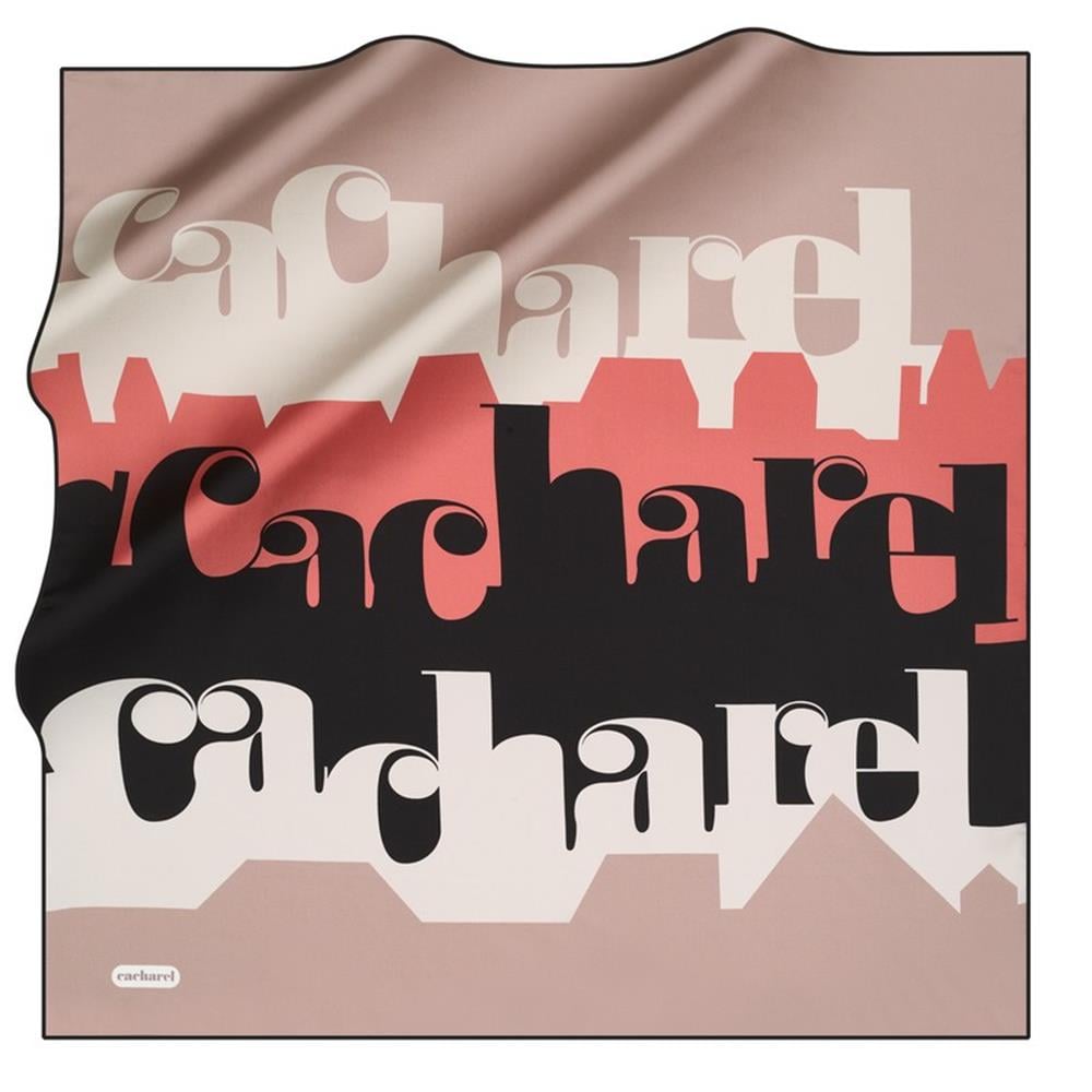 Cacharel Twill İpek Eşarp - 2023 İlkbahar-Yaz - 8497313-913 - Tivil