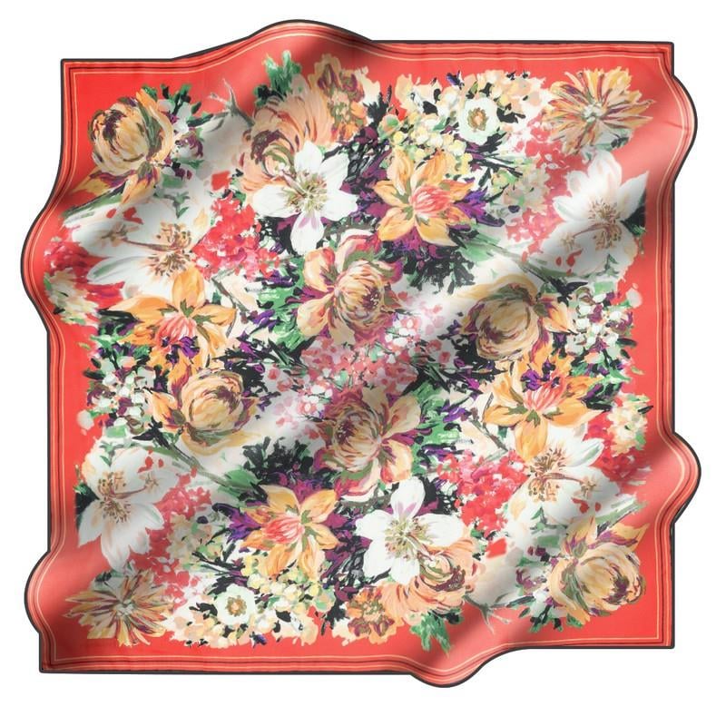 Cacharel Twill İpek Eşarp - 2023/2024 Sonbahar-Kış - 8743313-912 - Tivil
