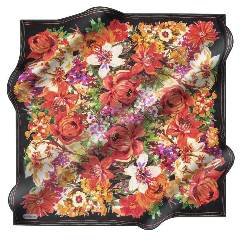 Cacharel Twill İpek Eşarp - 2023/2024 Sonbahar-Kış - 8743313-911 - Tivil