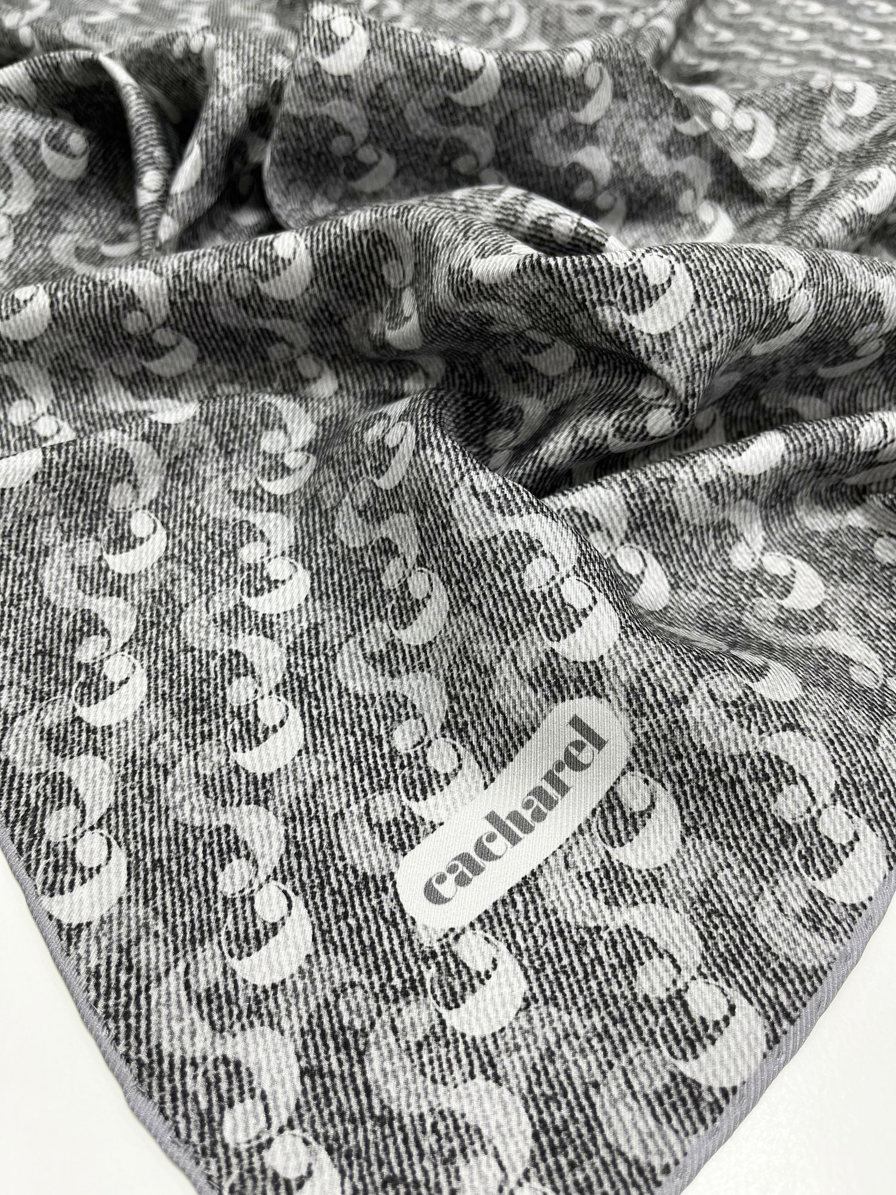 Cacharel Twill İpek Eşarp - 2025 İlkbahar-Yaz - 9005313-971 - Tivil