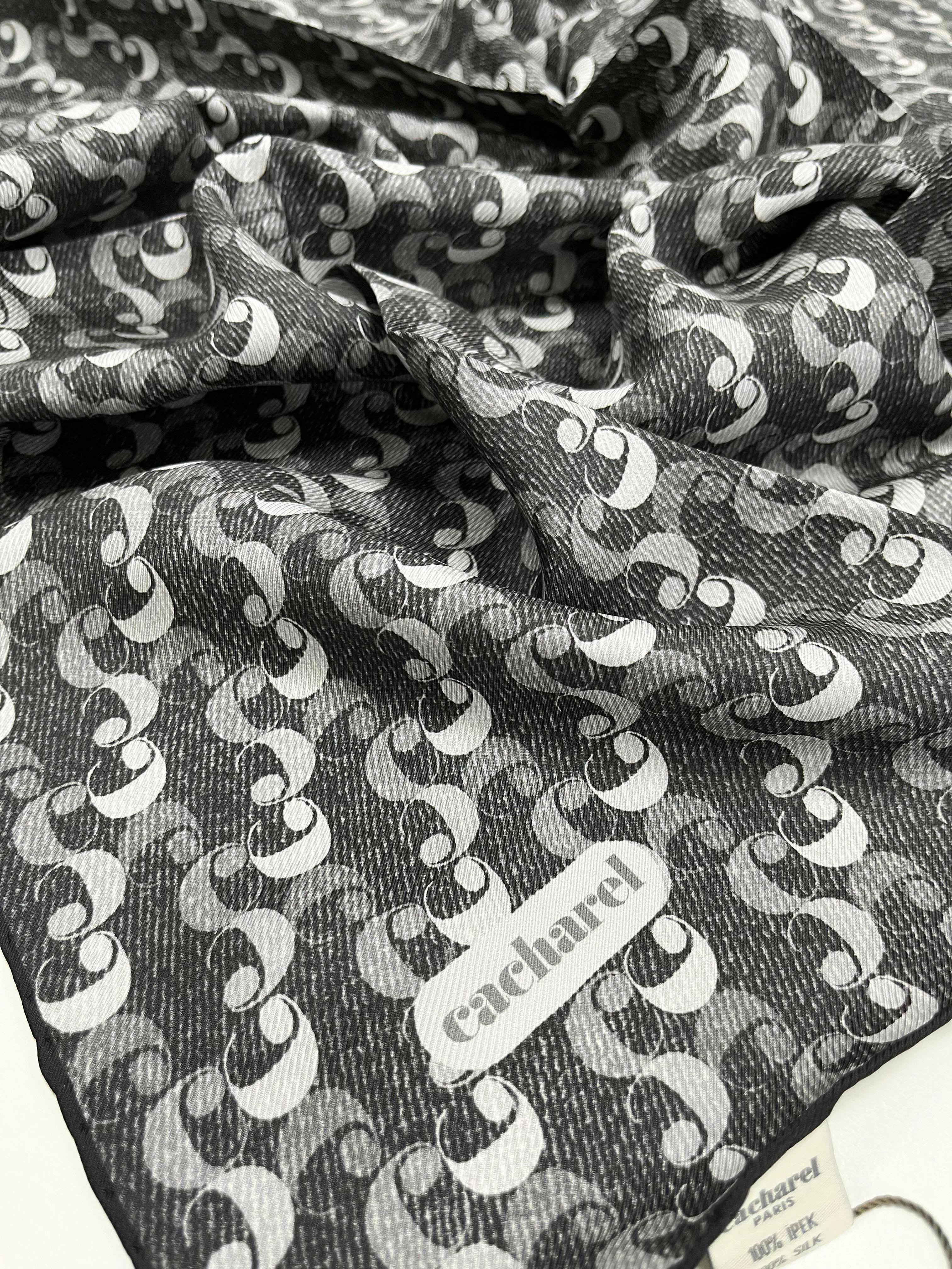 Cacharel Twill İpek Eşarp - 2025 İlkbahar-Yaz - 9005313-912 - Tivil