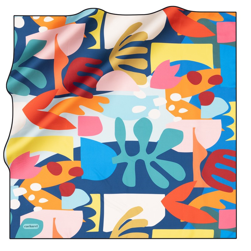 Cacharel Twill İpek Eşarp - 2025 İlkbahar-Yaz - 9006313-911 - Tivil