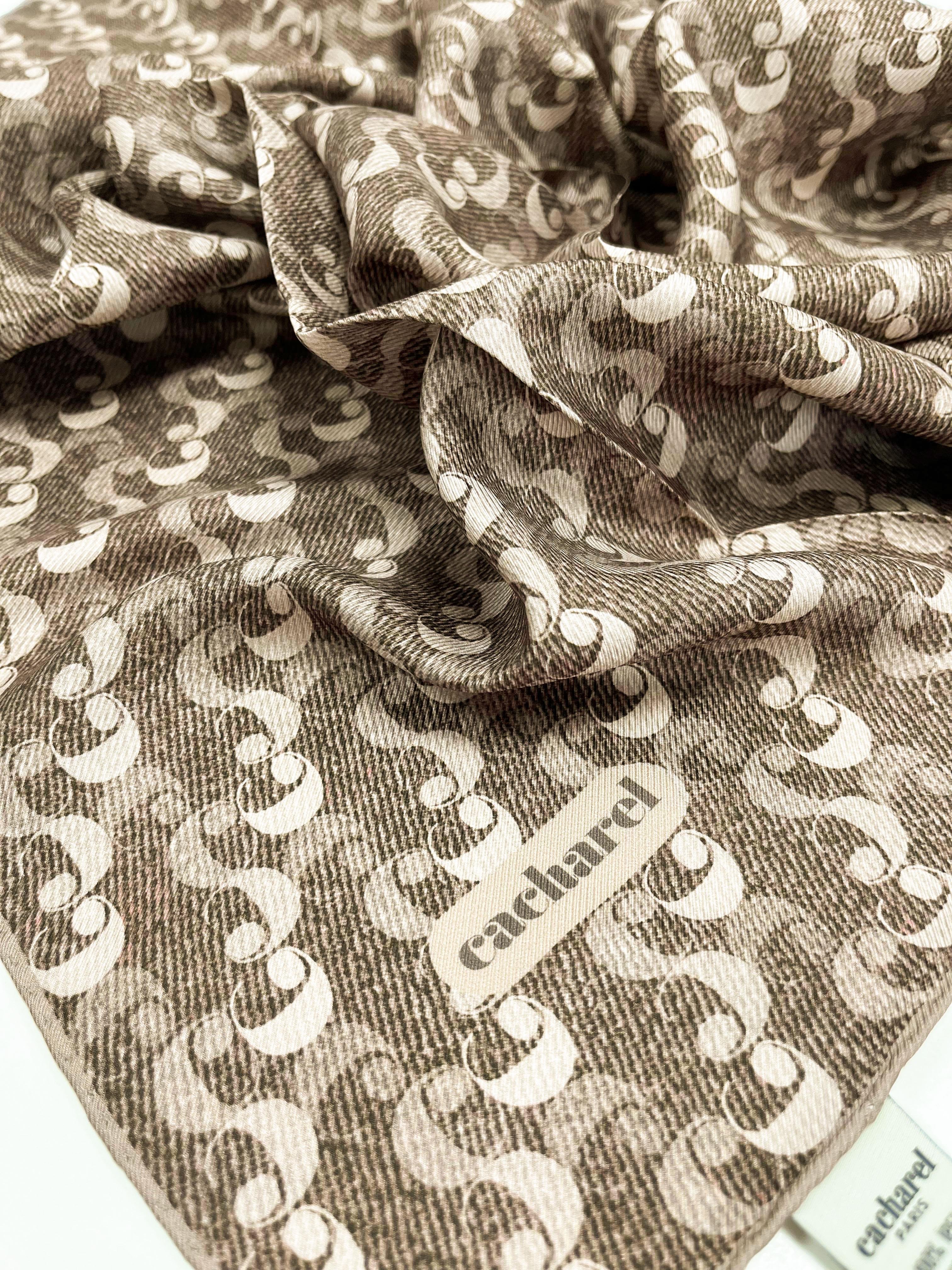 Cacharel Twill İpek Eşarp - 2025 İlkbahar-Yaz - 9005313-931 - Tivil