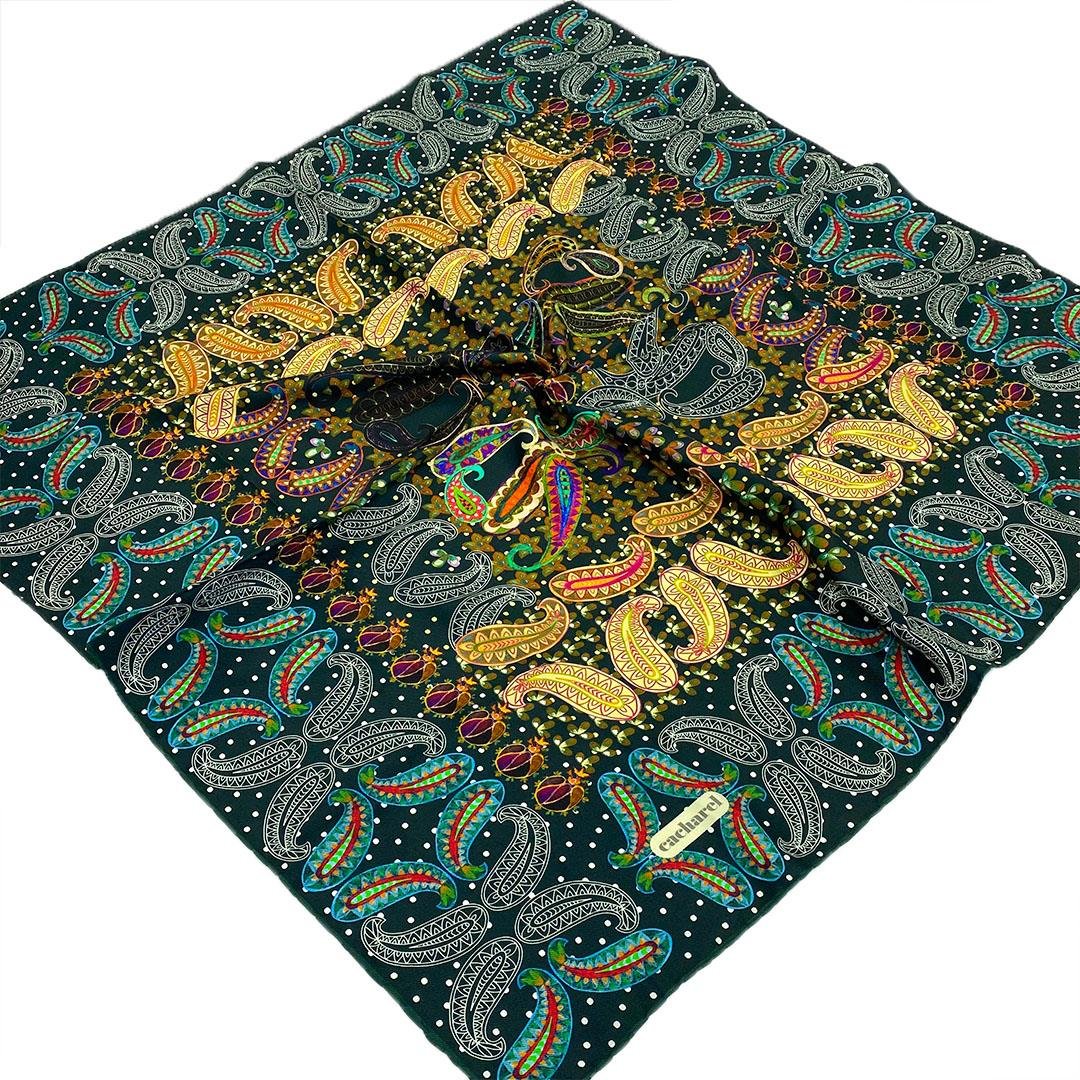 Cacharel Twill İpek Eşarp - 2025 İlkbahar-Yaz - 7251313-952 - Tivil