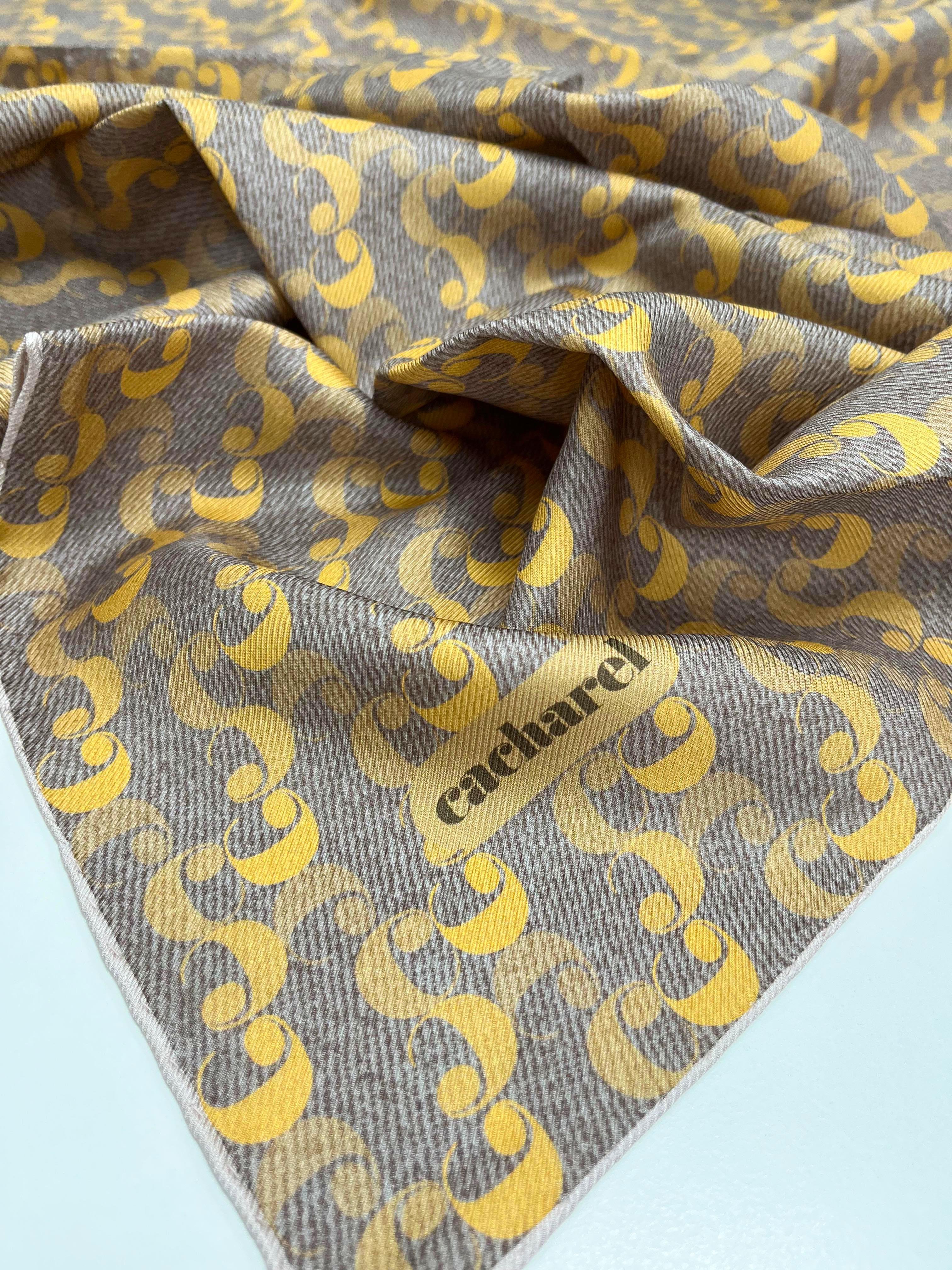 Cacharel Twill İpek Eşarp - 2025 İlkbahar-Yaz - 9005313-991 - Tivil