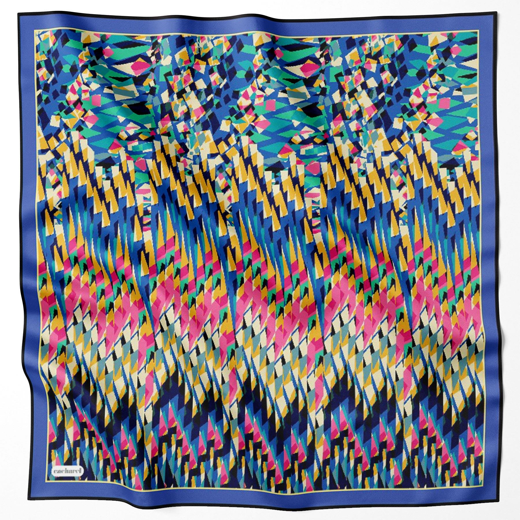 Cacharel Twill İpek Eşarp - 2025/2026 Sonbahar-Kış - 9024313-911 - Tivil
