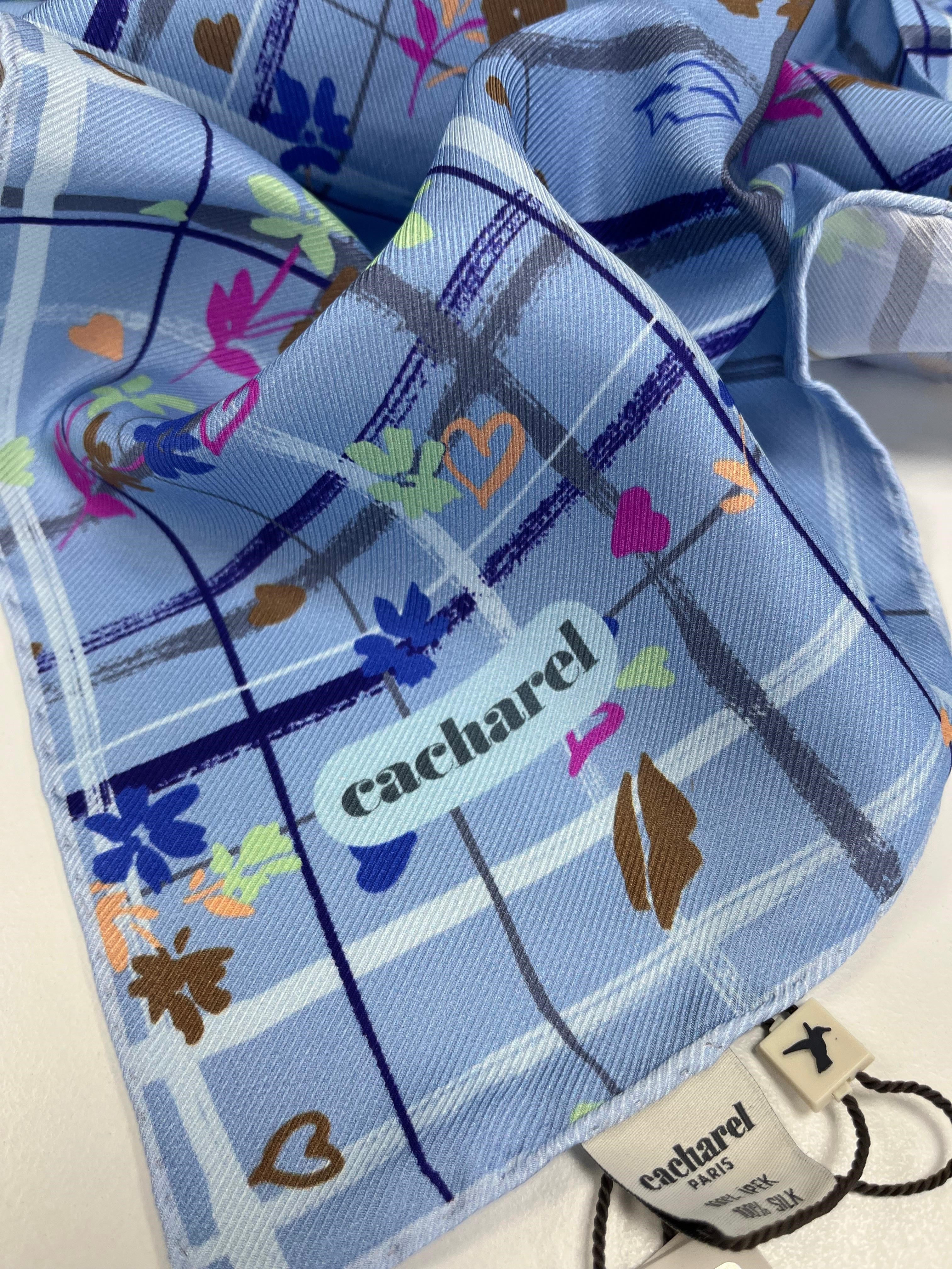 Cacharel Twill İpek Eşarp - 2026 İlkbahar-Yaz - 9138313-921 - Tivil