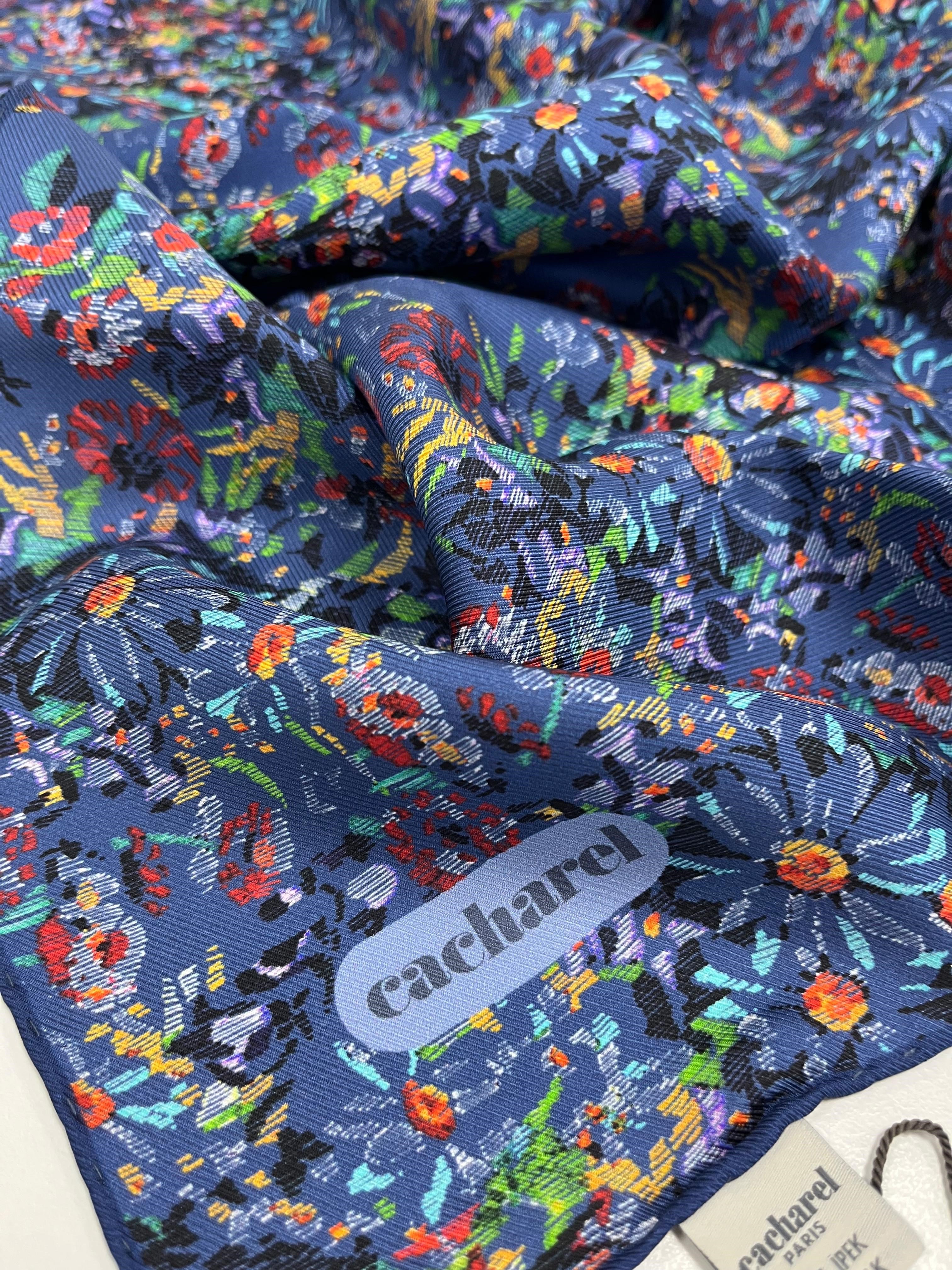 Cacharel Twill İpek Eşarp - 2026 İlkbahar-Yaz - 9144313-921 - Tivil