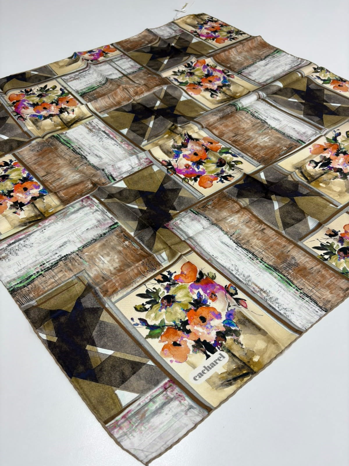 Cacharel Twill Silk Scarf - 7685313-931