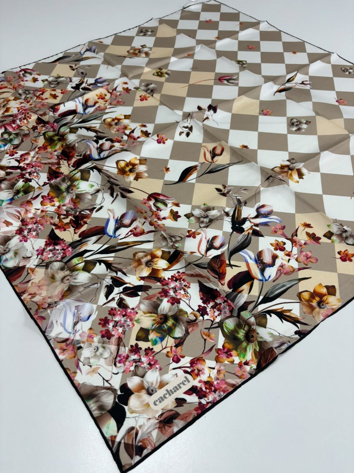 Cacharel Twill Silk Scarf - 8006313-911