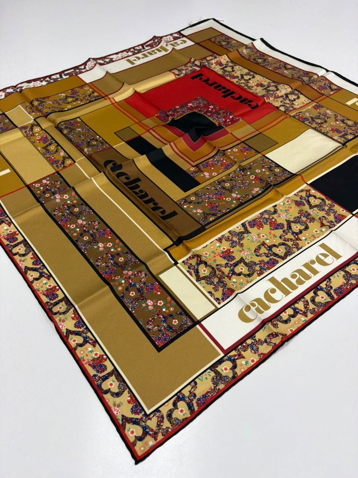 Cacharel Twill Silk Scarf - 8197313-911