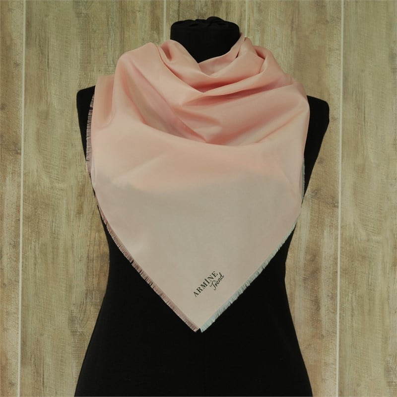 Armine Trend Tafta Eşarp - Tafta Kare Eşarp 05 - Toz Pembe