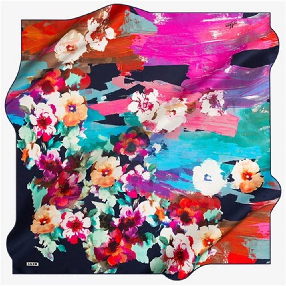 Aker İpek Eşarp - 2019 İlkbahar-Yaz - 7843757-321 - Taşlanmış Sura İpek