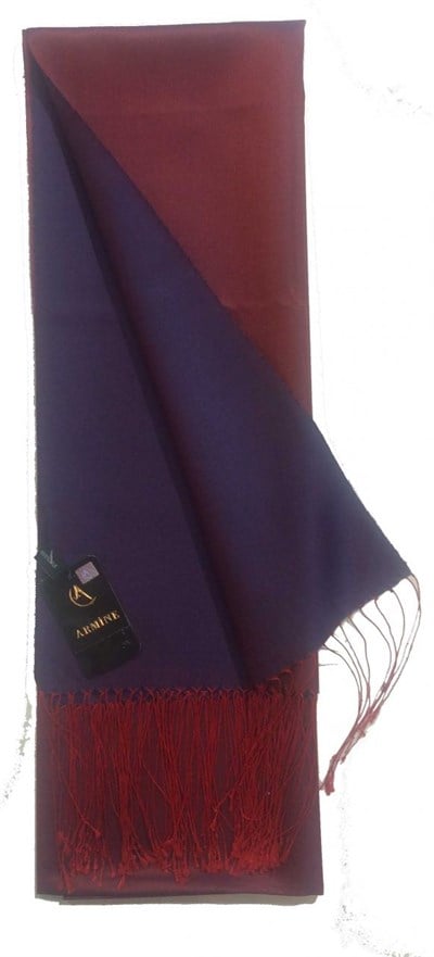 Armine İpek Şal - KIRMIZI MOR - AR18