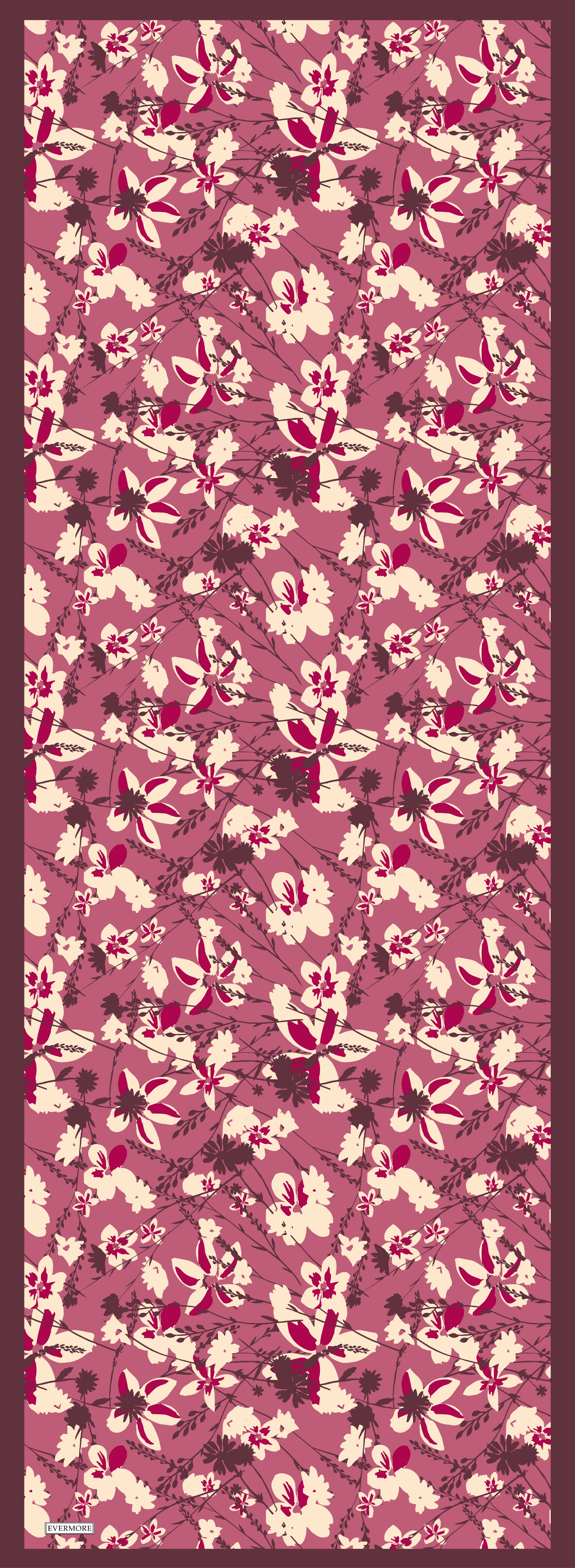 Evermore Fresh Şal - Bahar Desen - EM001-18 - Pembe