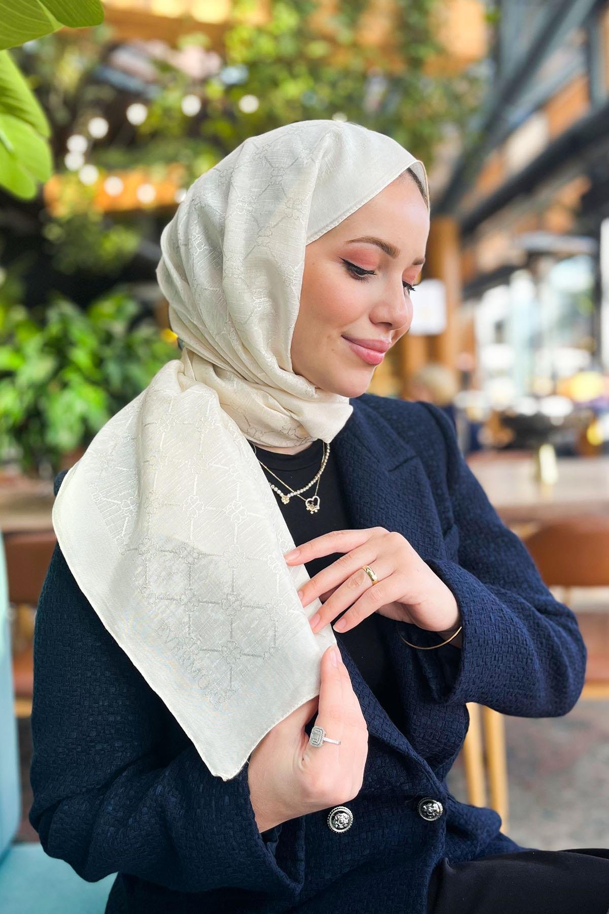 Evermore Yonca Şal - EV14 - Ekru