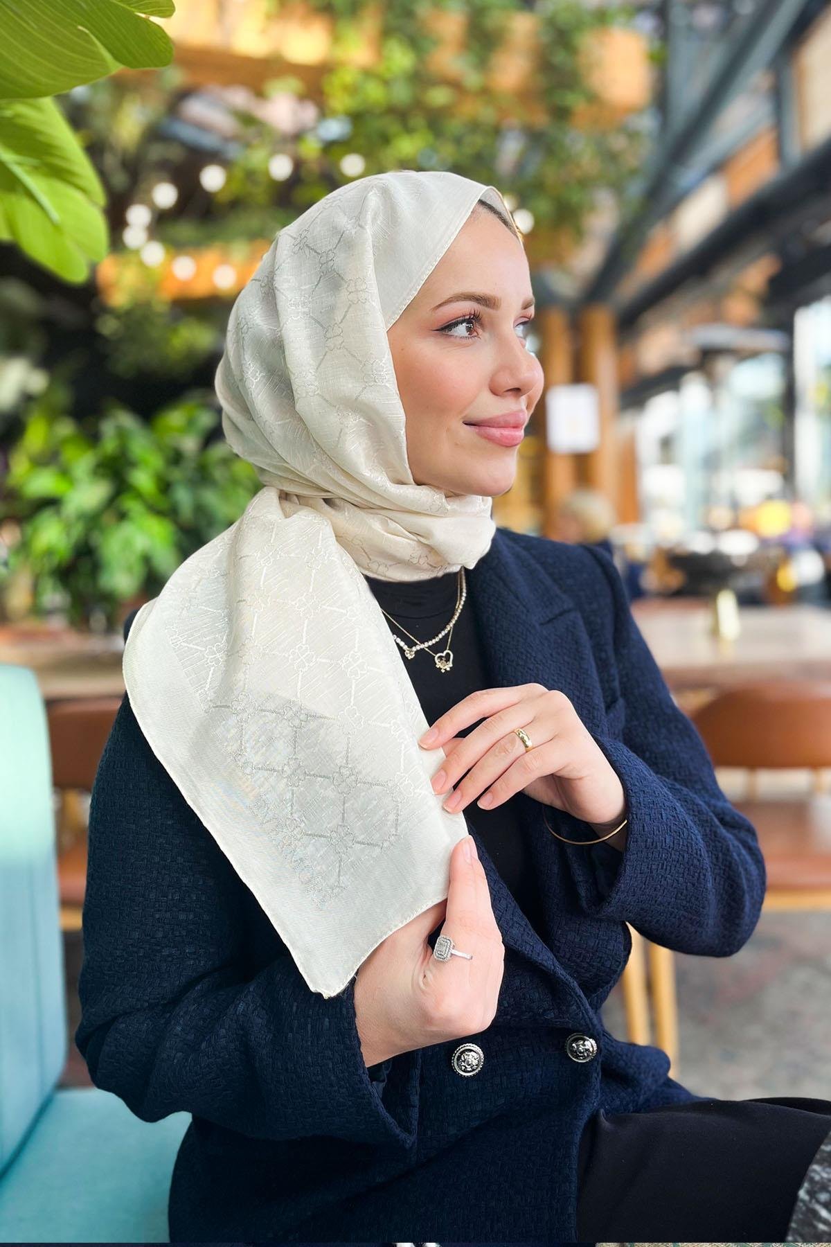 Evermore Yonca Şal - EV14 - Ekru