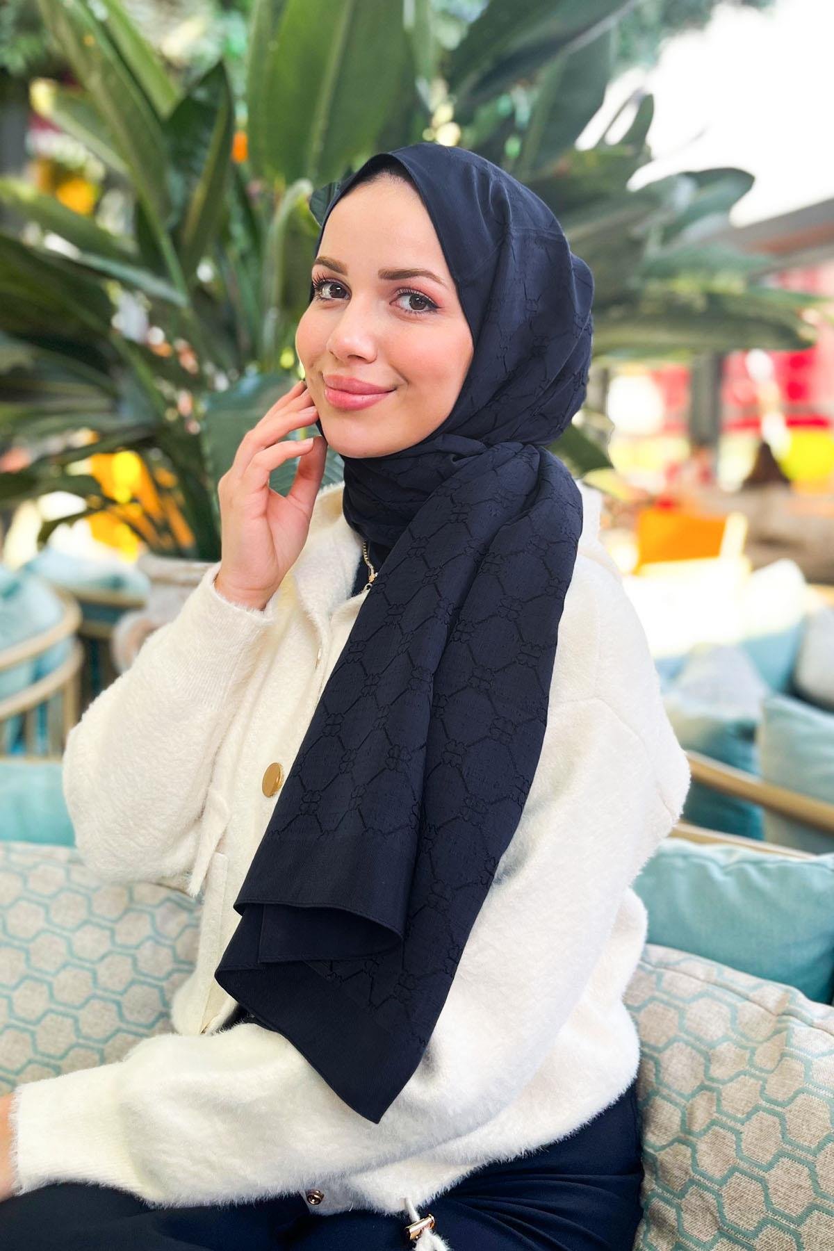 Evermore Yonca Şal - EV21 - Lacivert