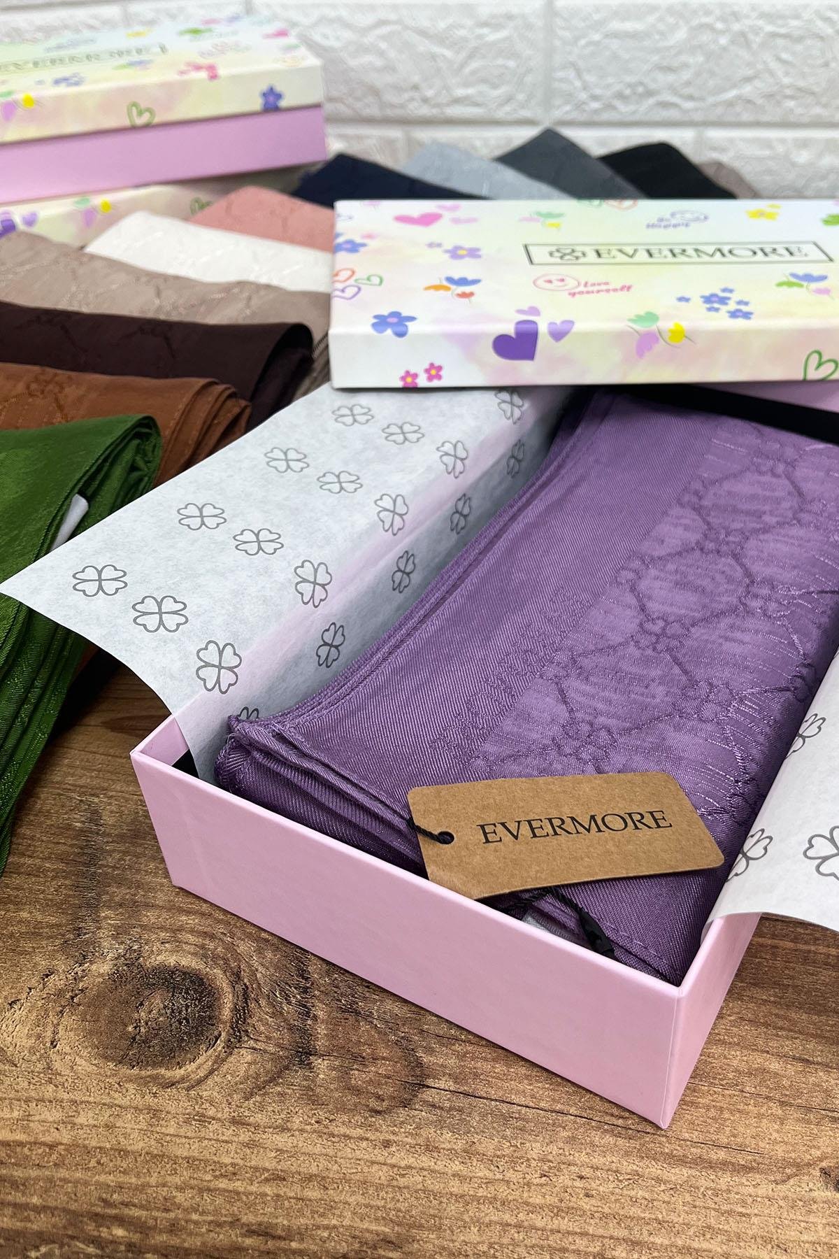 Evermore Yonca Şal - EV72 - Koyu Gri