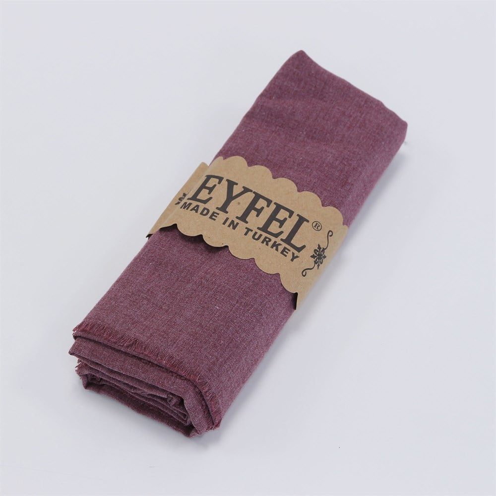 Eyfel %100 Pamuk Şal - K. Gül Kurusu