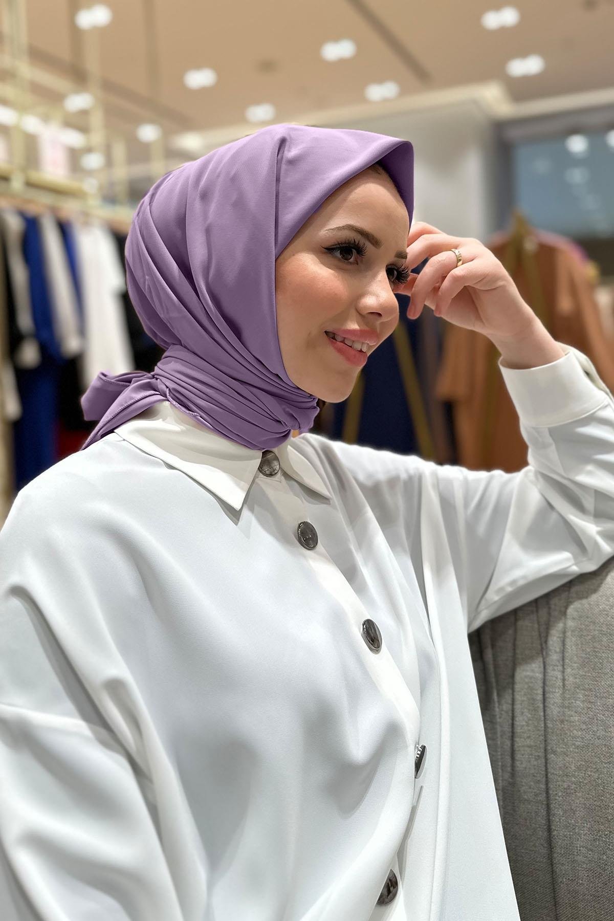 İpek Sultan Medine İpeği Eşarp - 16 Lavanta