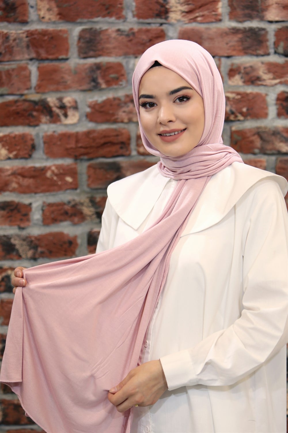 İpek Sultan Penye Şal - 08 - Pembe