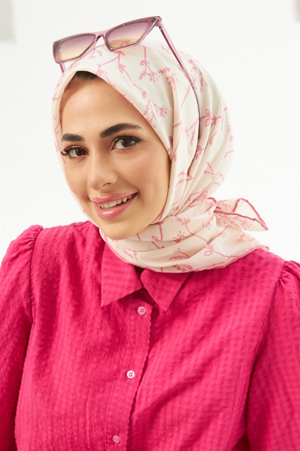 İpekhan Pamuk Eşarp - Bahar Dalı - IHE007-09