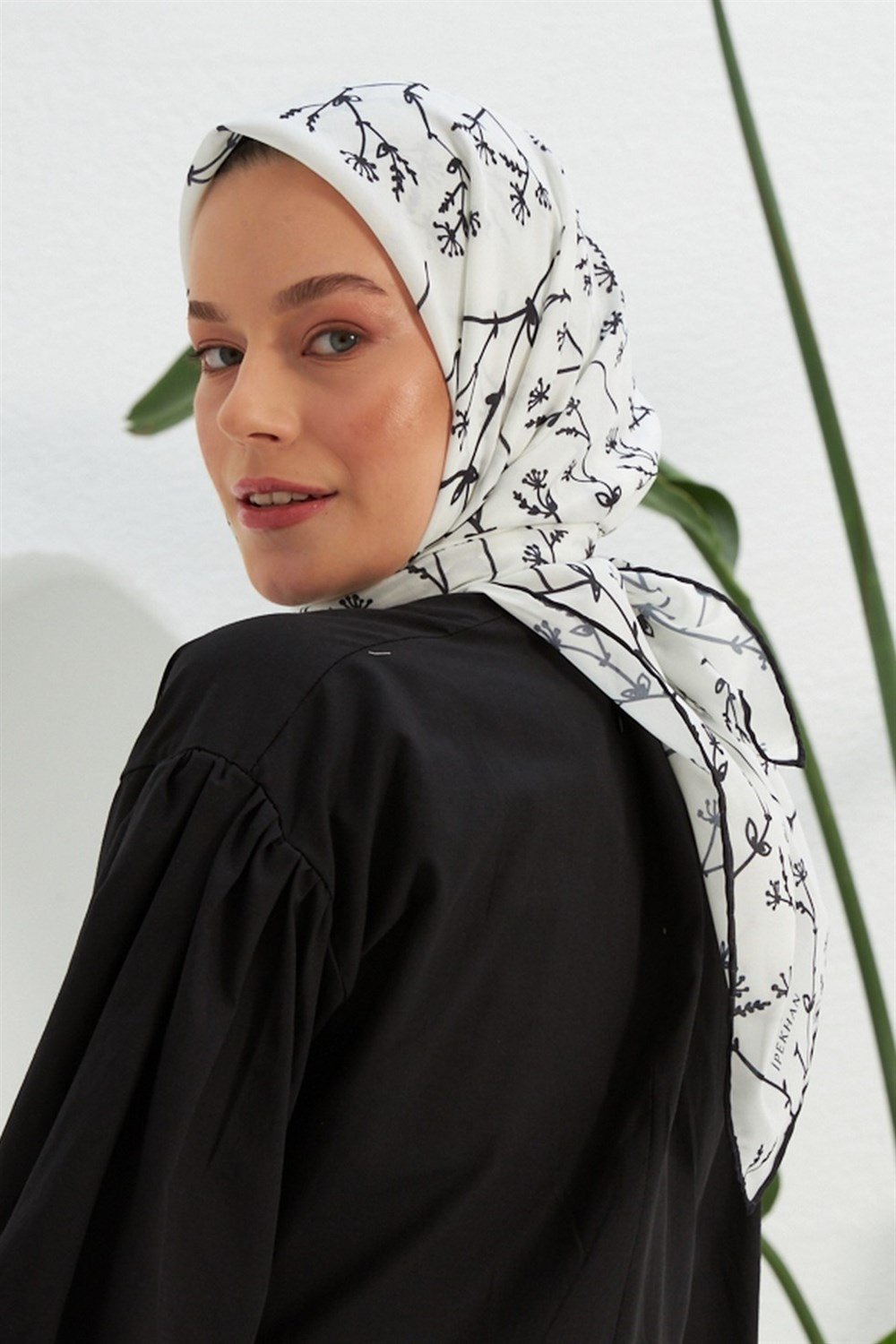 İpekhan Pamuk Eşarp - Bahar Dalı - IHE007-08