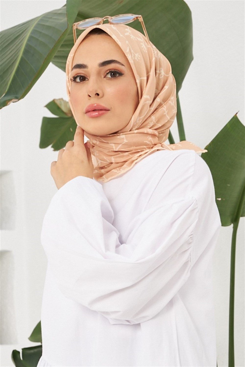 İpekhan Pamuk Eşarp - Bahar Dalı - IHE007-10