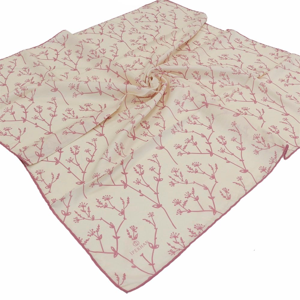 İpekhan Pamuk Eşarp - Bahar Dalı - IHE007-09