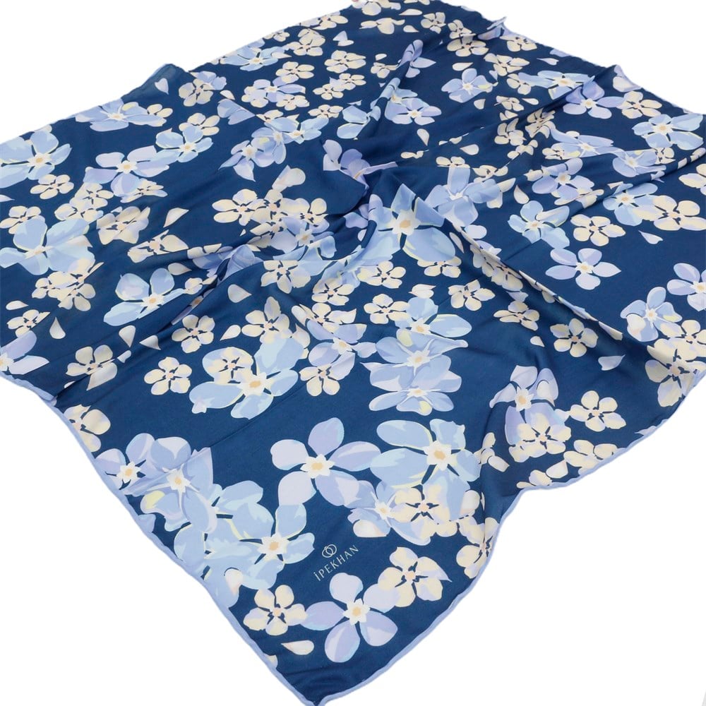 İpekhan Pamuk Eşarp - Büyük Çiçekli - IHE009-10