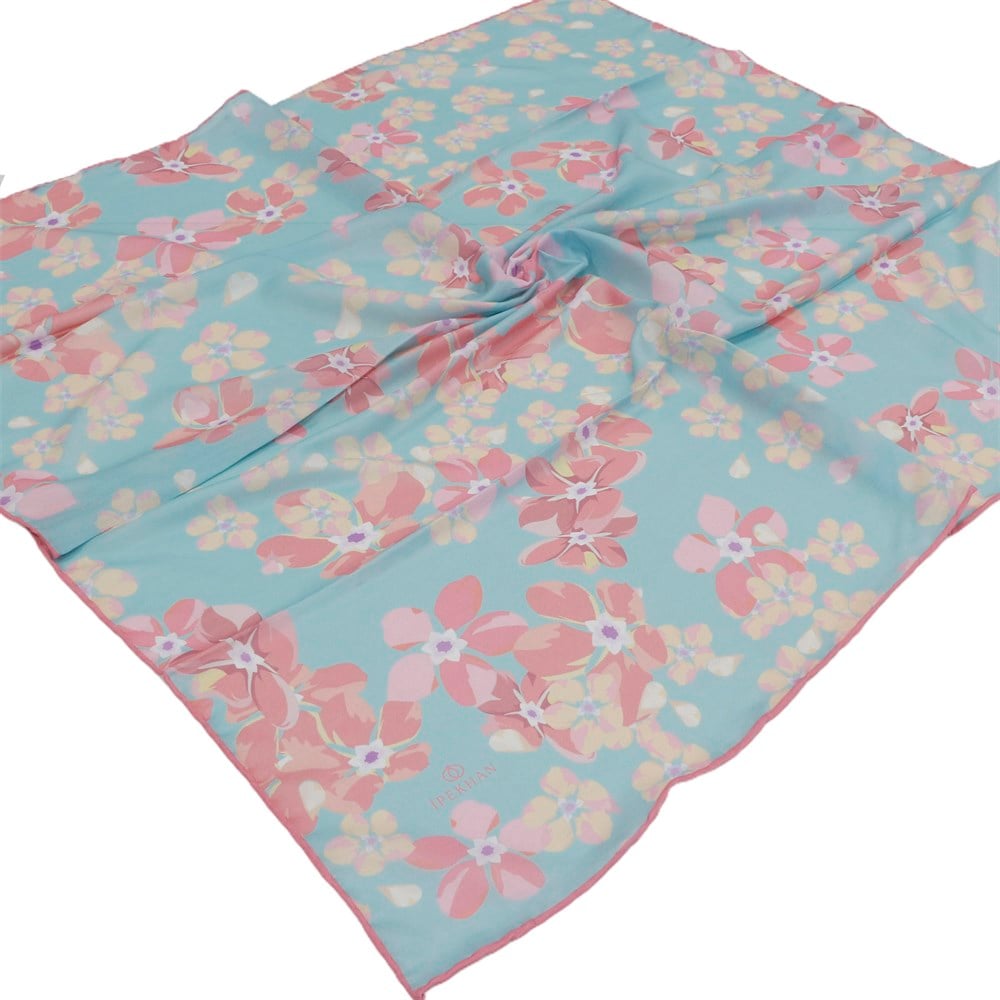 İpekhan Pamuk Eşarp - Büyük Çiçekli - IHE009-09