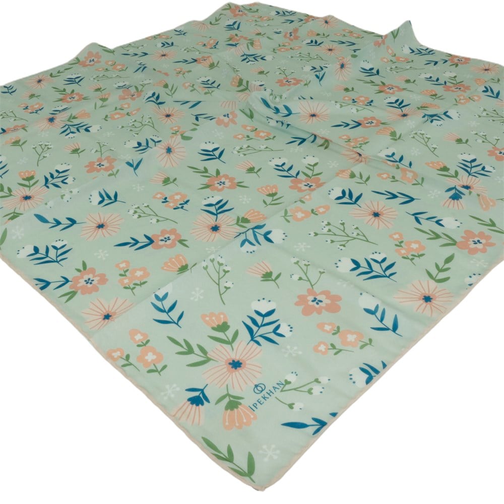 İpekhan Pamuk Eşarp - Çiçek Desen - IHE016-04