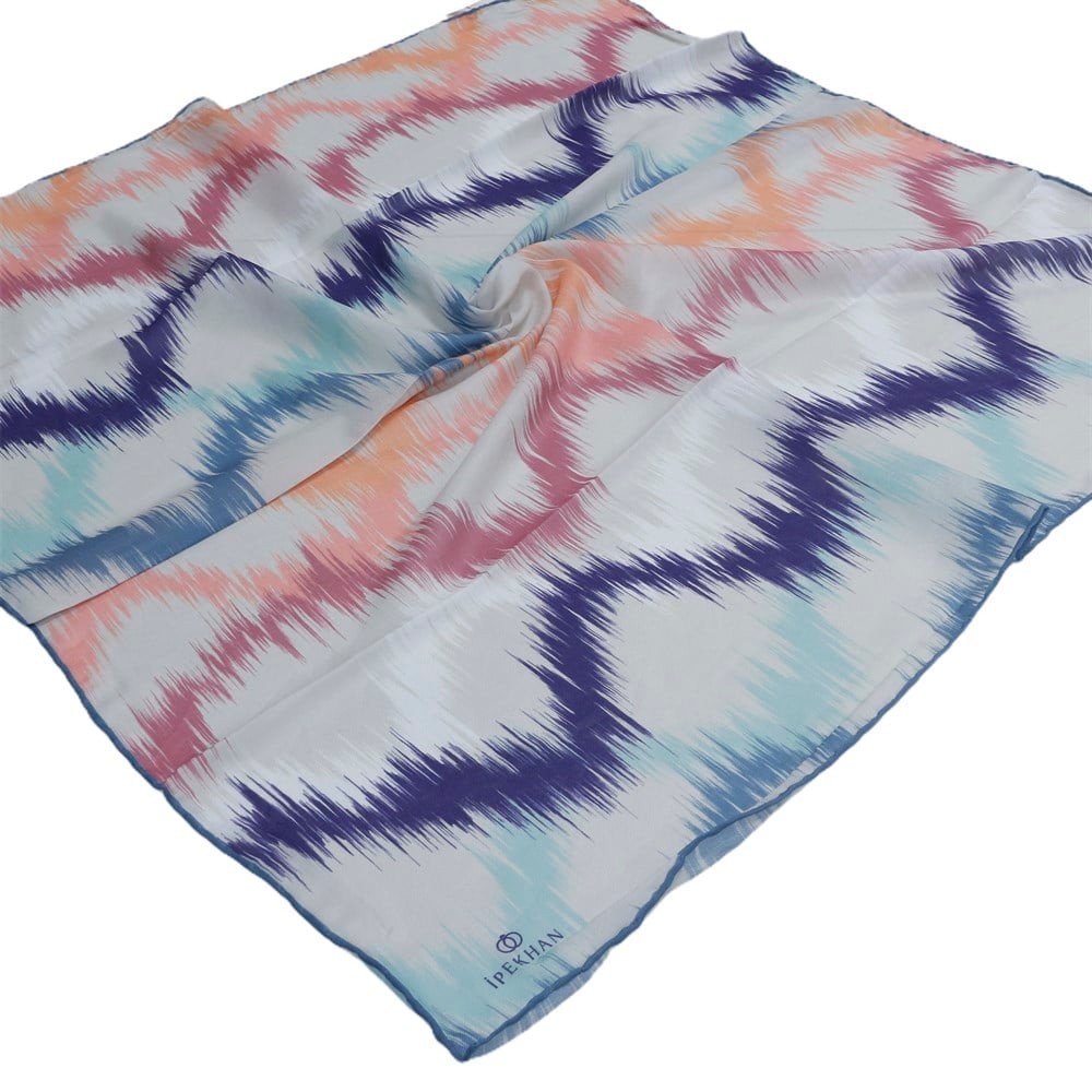 İpekhan Pamuk Eşarp - Çizgili Desen - IHE010-02