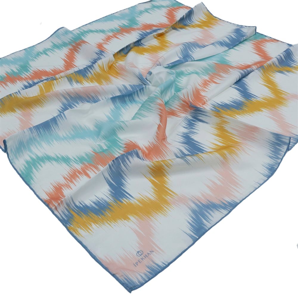 İpekhan Pamuk Eşarp - Çizgili Desen - IHE010-08