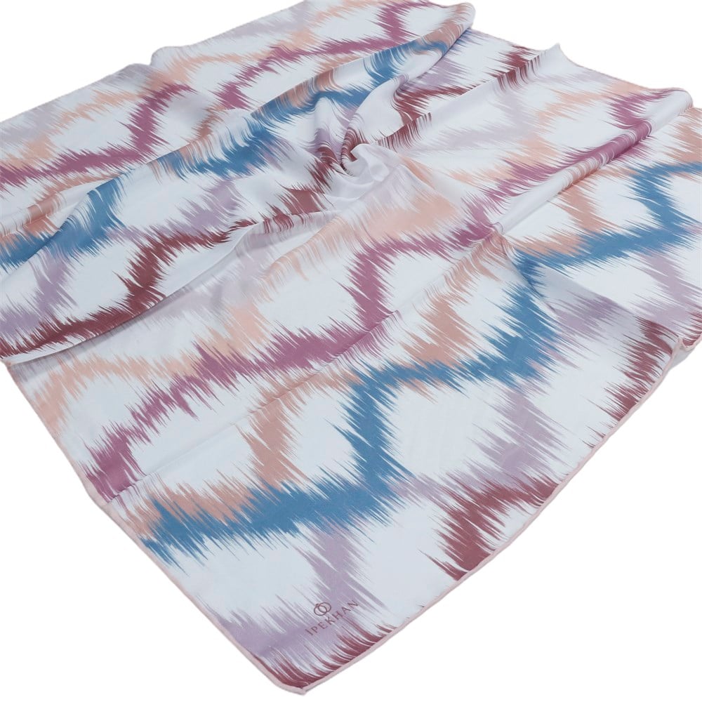 İpekhan Pamuk Eşarp - Çizgili Desen - IHE010-01