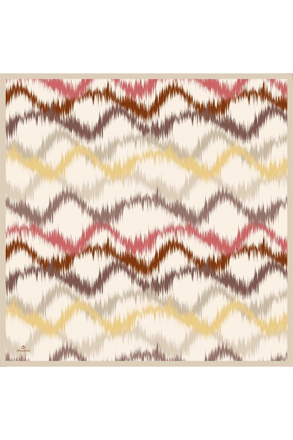 İpekhan Pamuk Eşarp - Çizgili Desen - IHE010-09