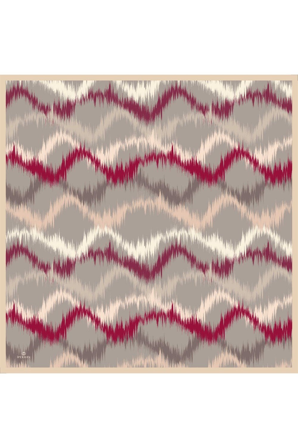 İpekhan Pamuk Eşarp - Çizgili Desen - IHE010-07