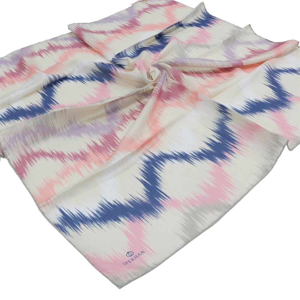 İpekhan Pamuk Eşarp - Çizgili Desen - IHE010-06